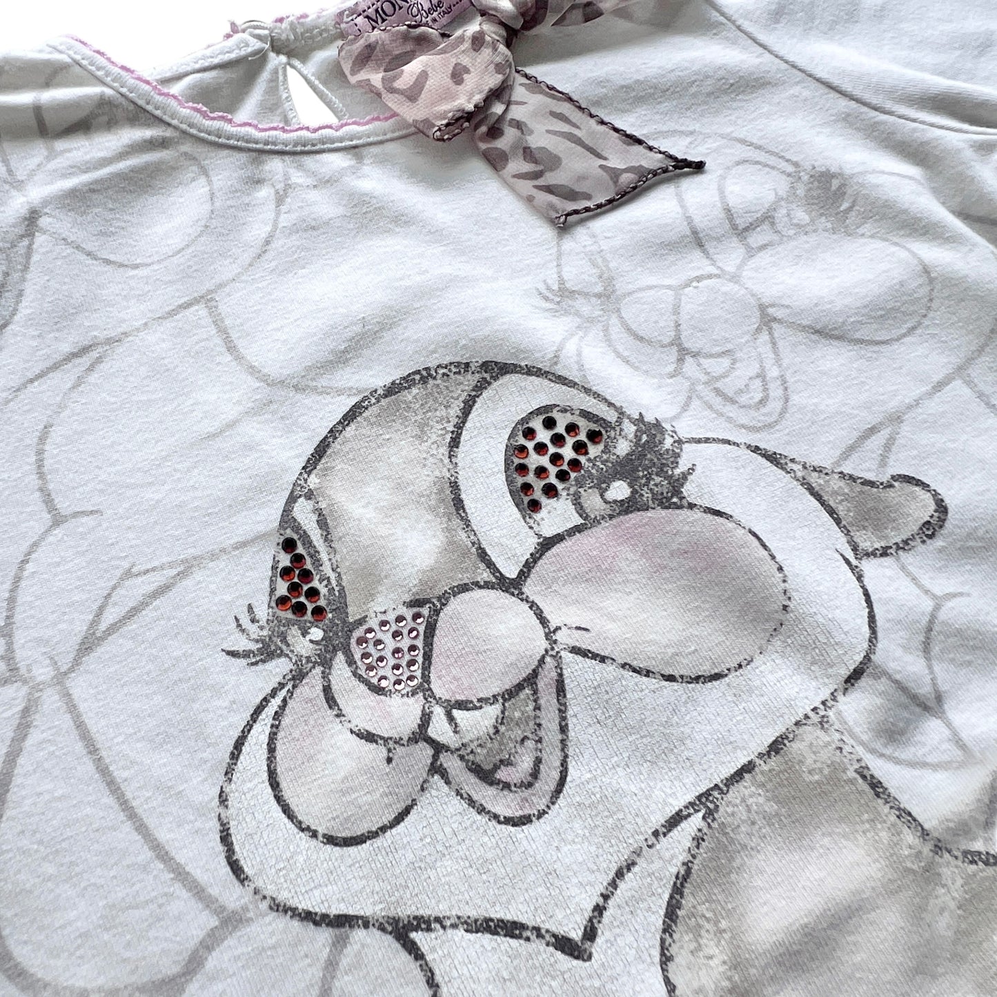 Abito jersey Tippete Disney Monnalisa - 18 mesi