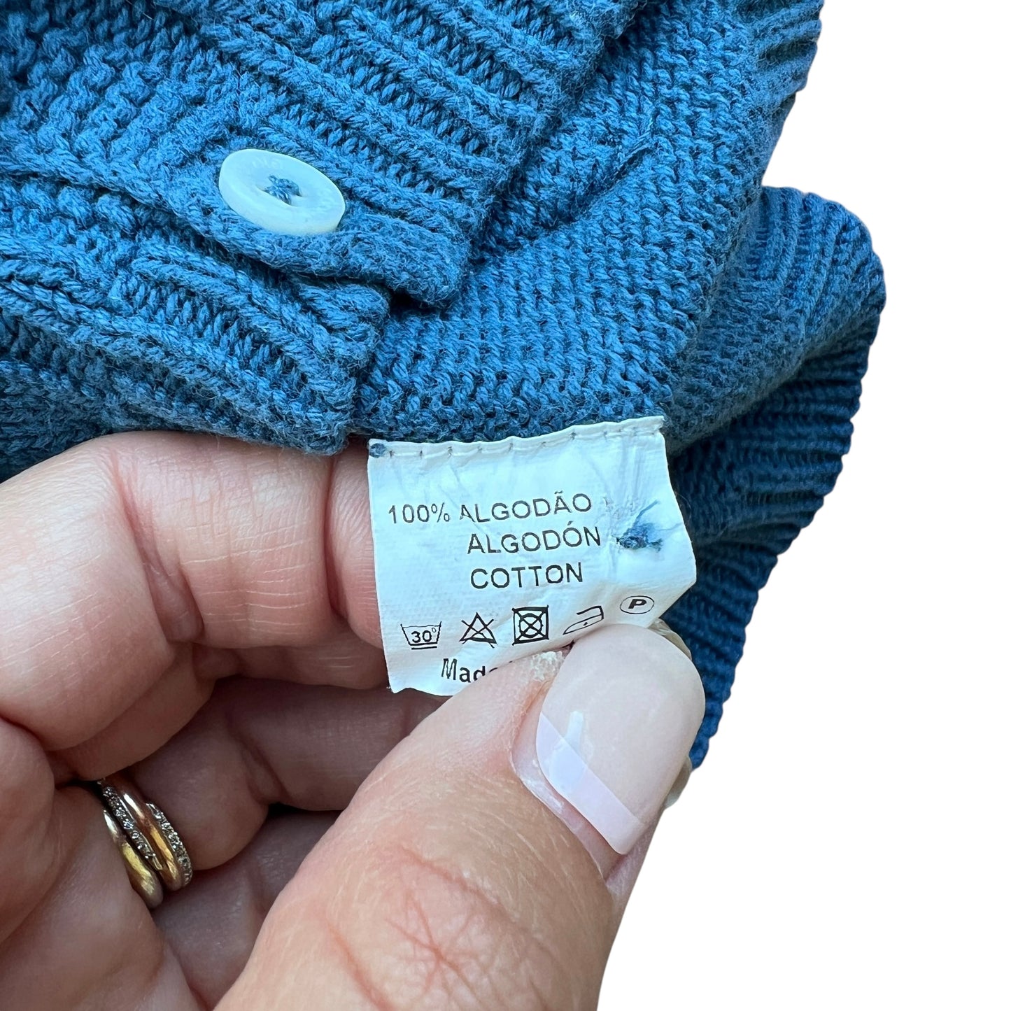 Cardigan filo di cotone Wedoble - 3/6 mesi