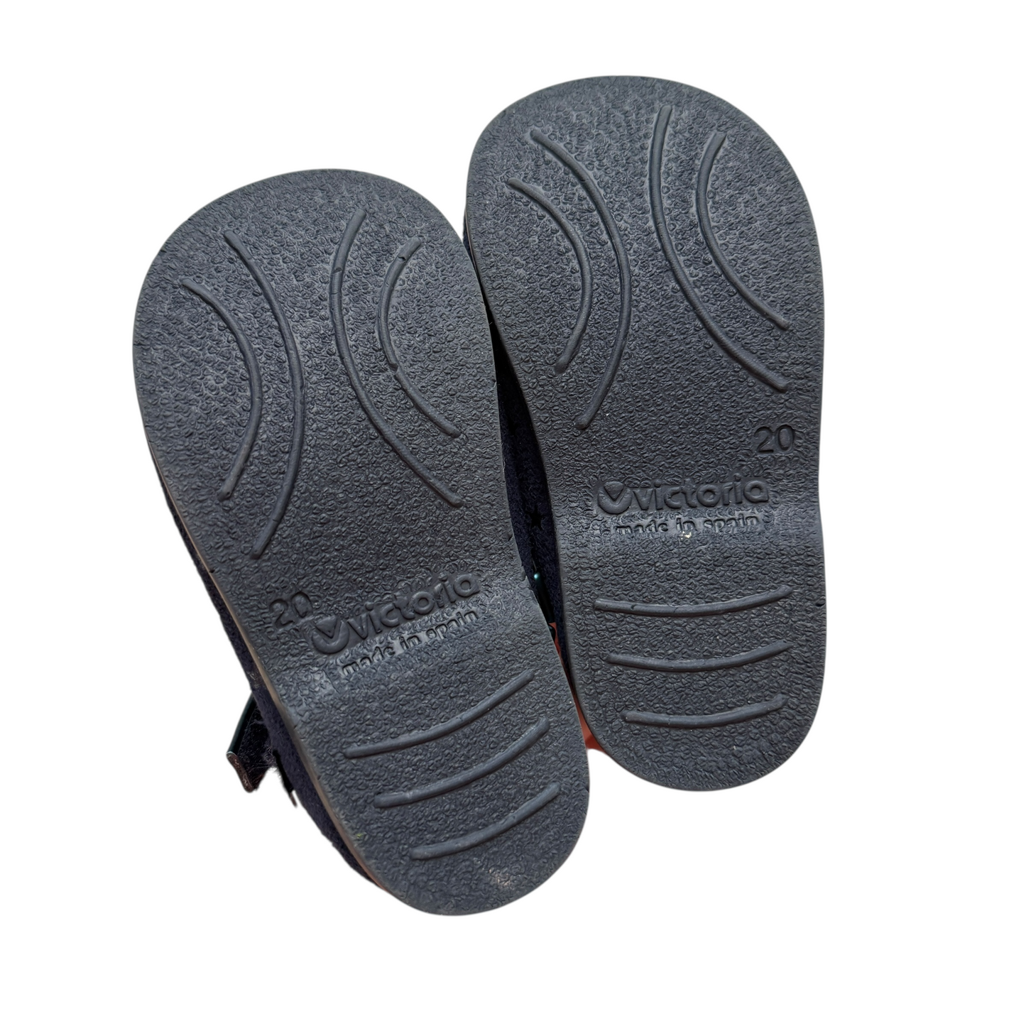 Ballerine Mary Jane velluto blu con stelline e vernice Victoria - numero 20