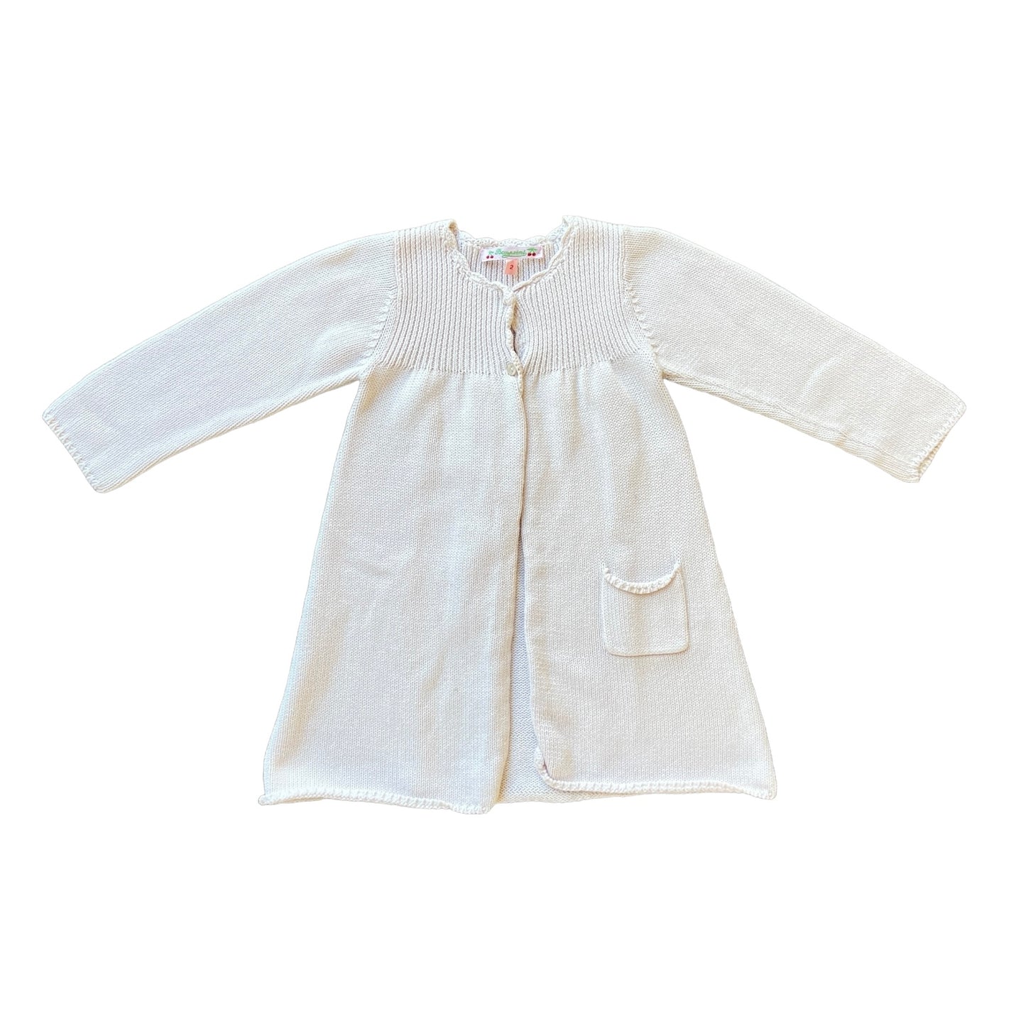 Cardigan lungo/soprabito cotone Bonpoint - 2 anni