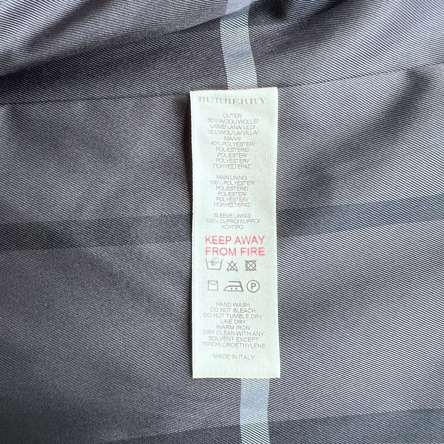 Blazer misto lana con gilet Burberry - 6 anni