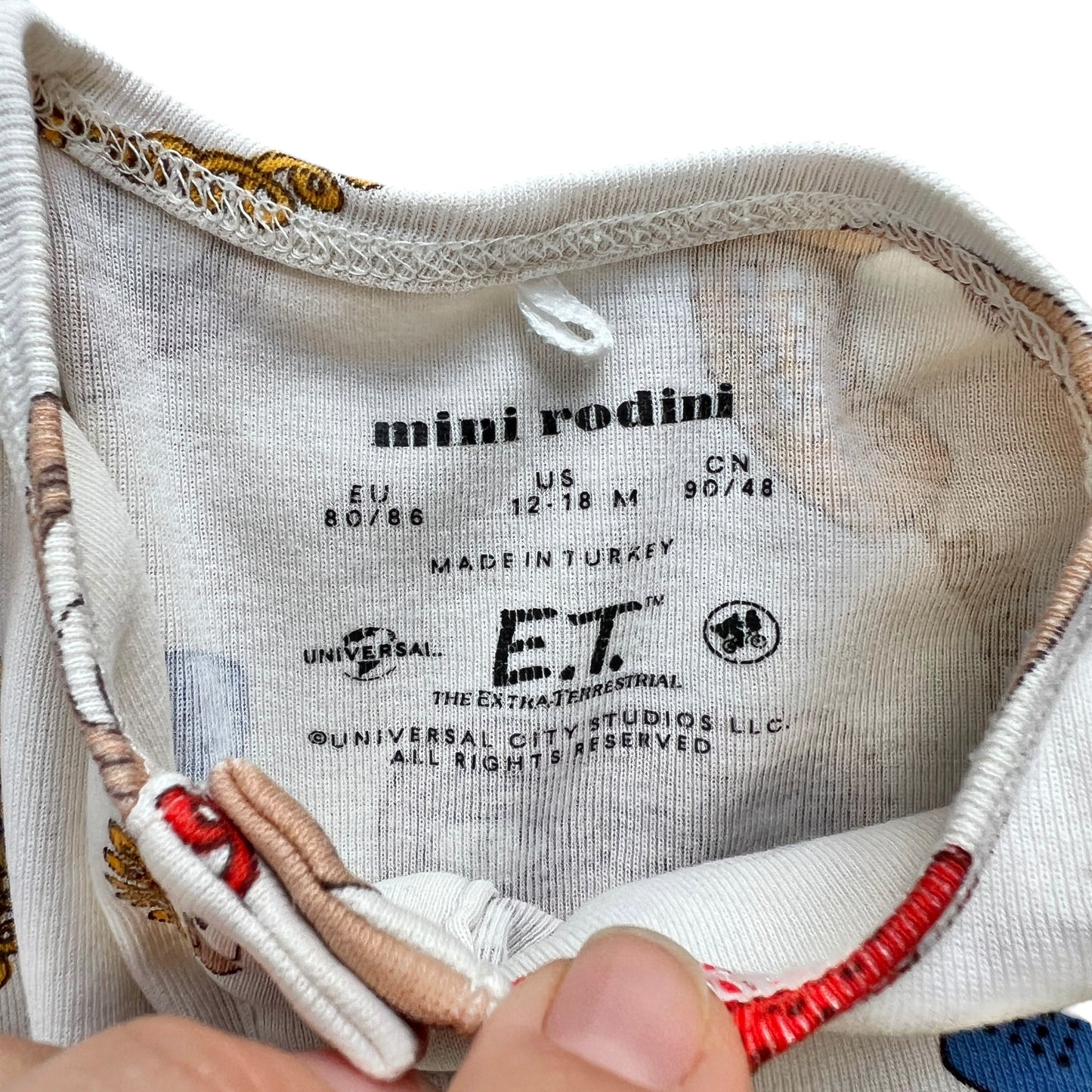 T-shirt manica lunga ET Collection Mini Rodini - 12/18 mesi