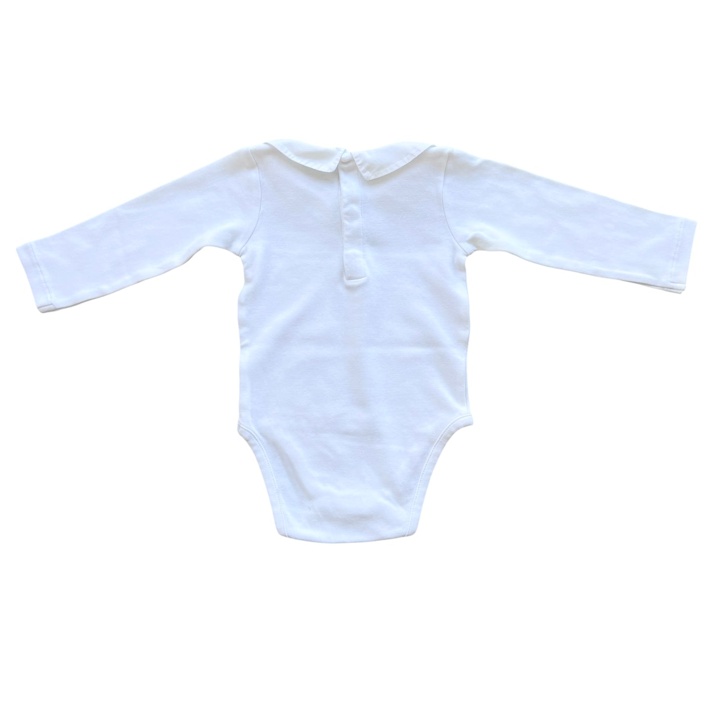 Body manica lunga con colletto ricamato Jacadi - 6 mesi