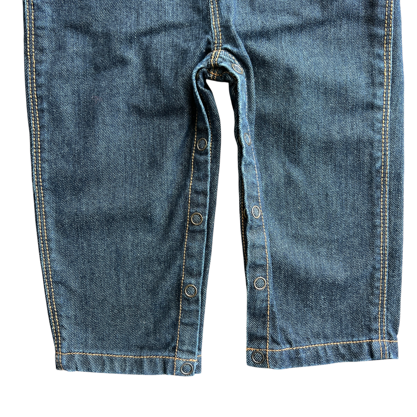 Salopette jeans Petit Bateau - 12 mesi
