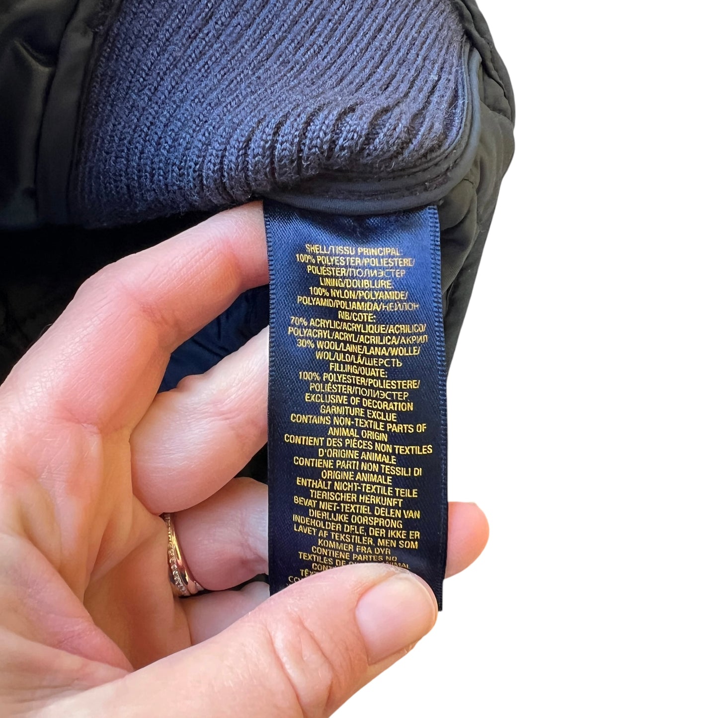 Gilet trapuntato blu Ralph Lauren - 8 anni