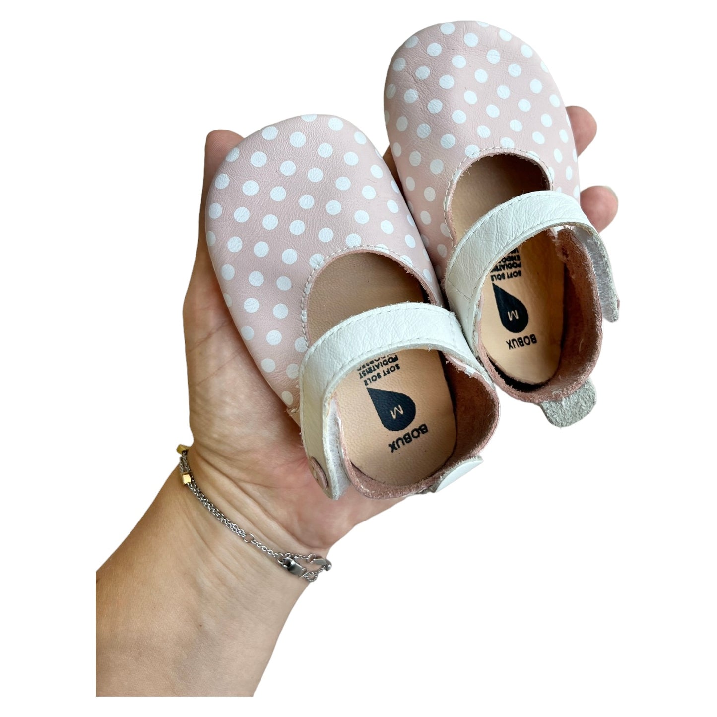 Bobux Soft Sole Rosa modello Mary Jane - numero 18/19
