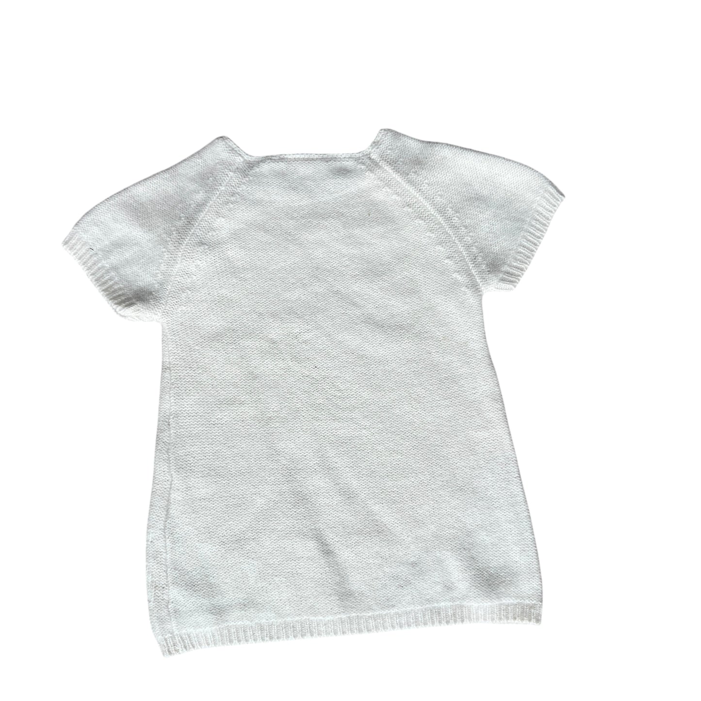 Abito manica corta misto angora Chloè - 6 mesi