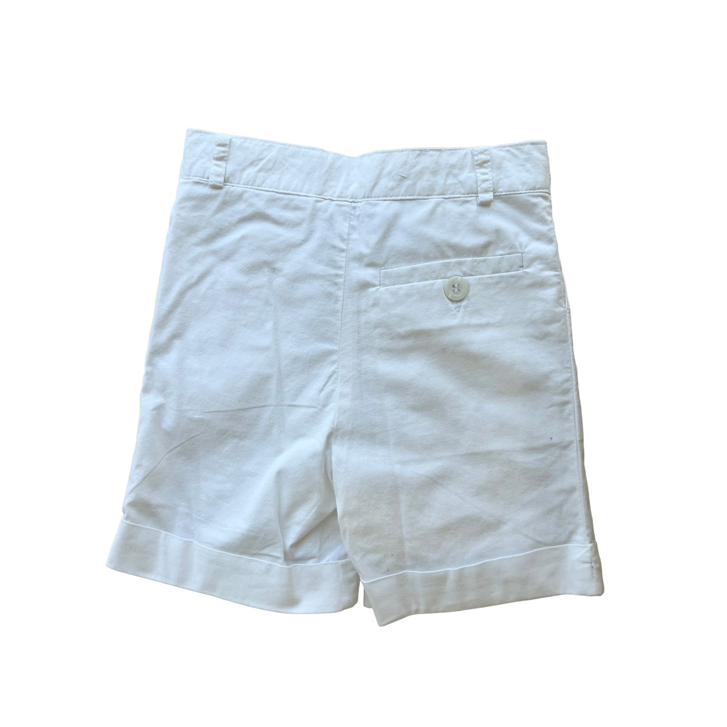Pantaloncini bianchi con risvolto Paio Crippa - 9/12 mesi