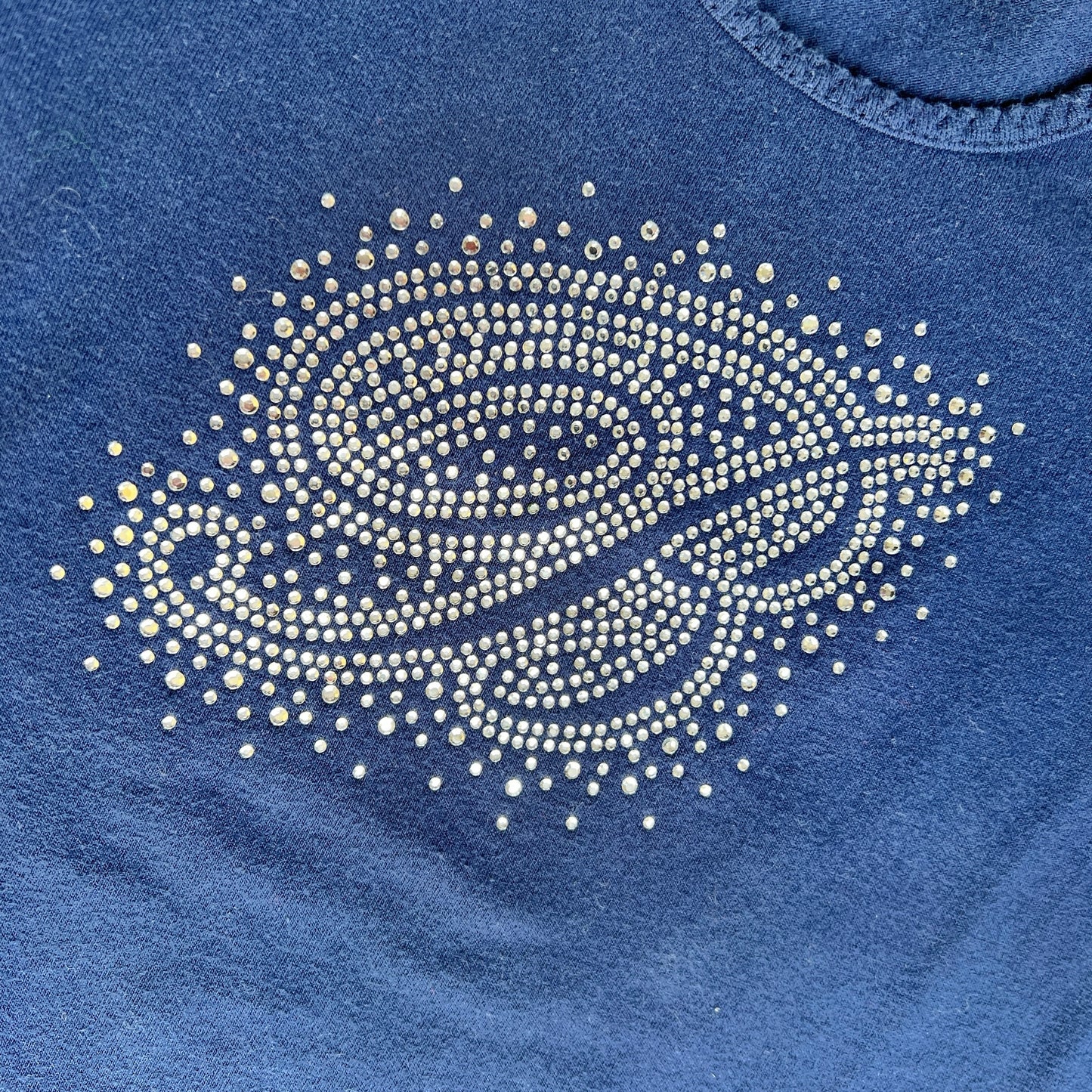 Maglia manica lunga in caldo cotone con strass Blumarine - 8 anni