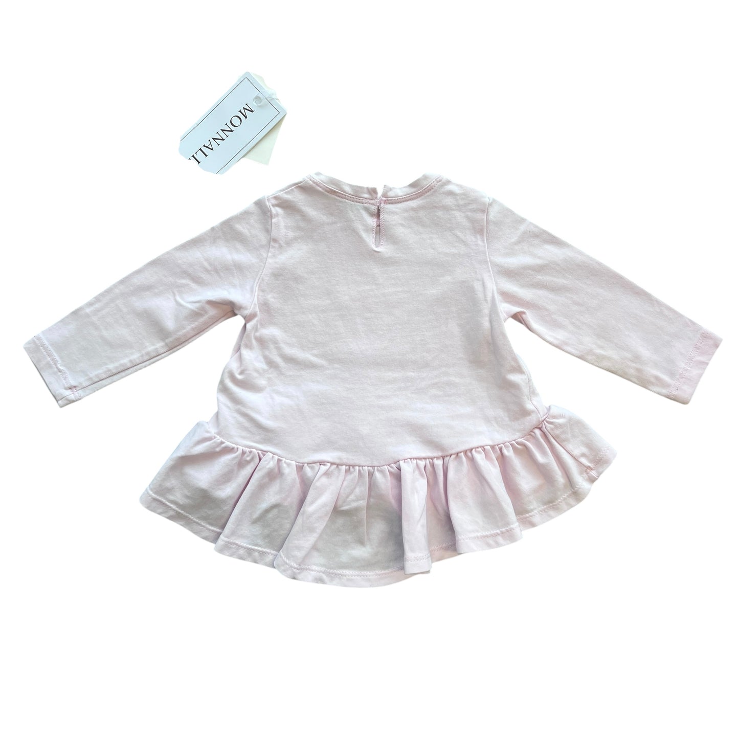 Maxi maglia Monnalisa con balza NUOVA - 9 mesi