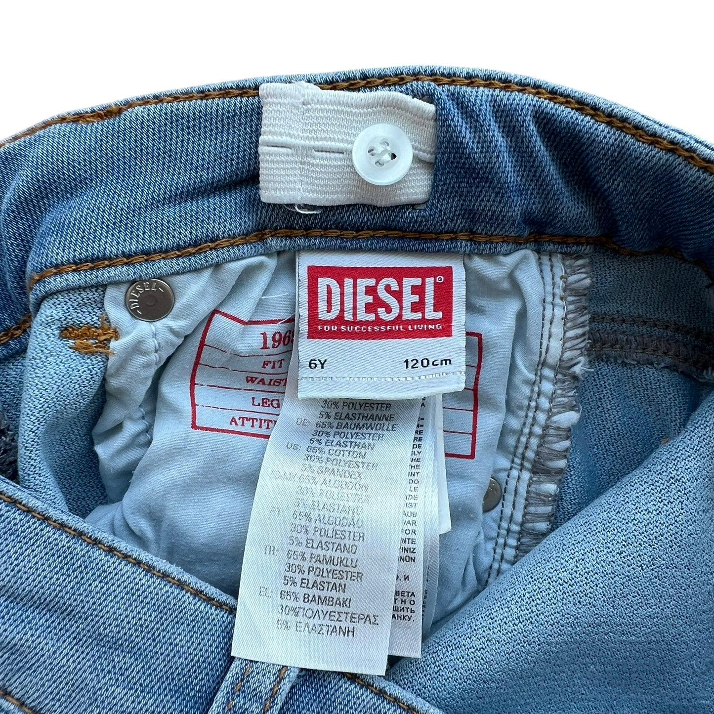 Jeans JoggJeans® bootcut light shaded mod. 1969 D-Ebbey Diesel - 6 anni