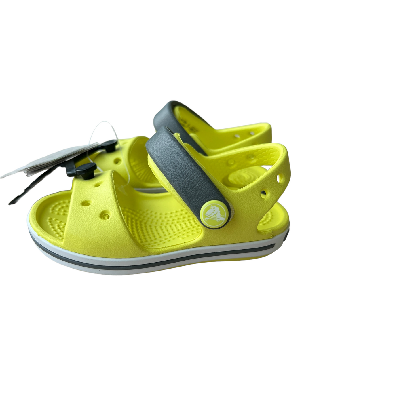 Sandali gialli e grigi Crocs Crocband - numero 20/21
