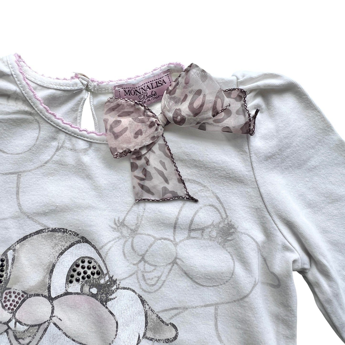 Abito jersey Tippete Disney Monnalisa - 18 mesi