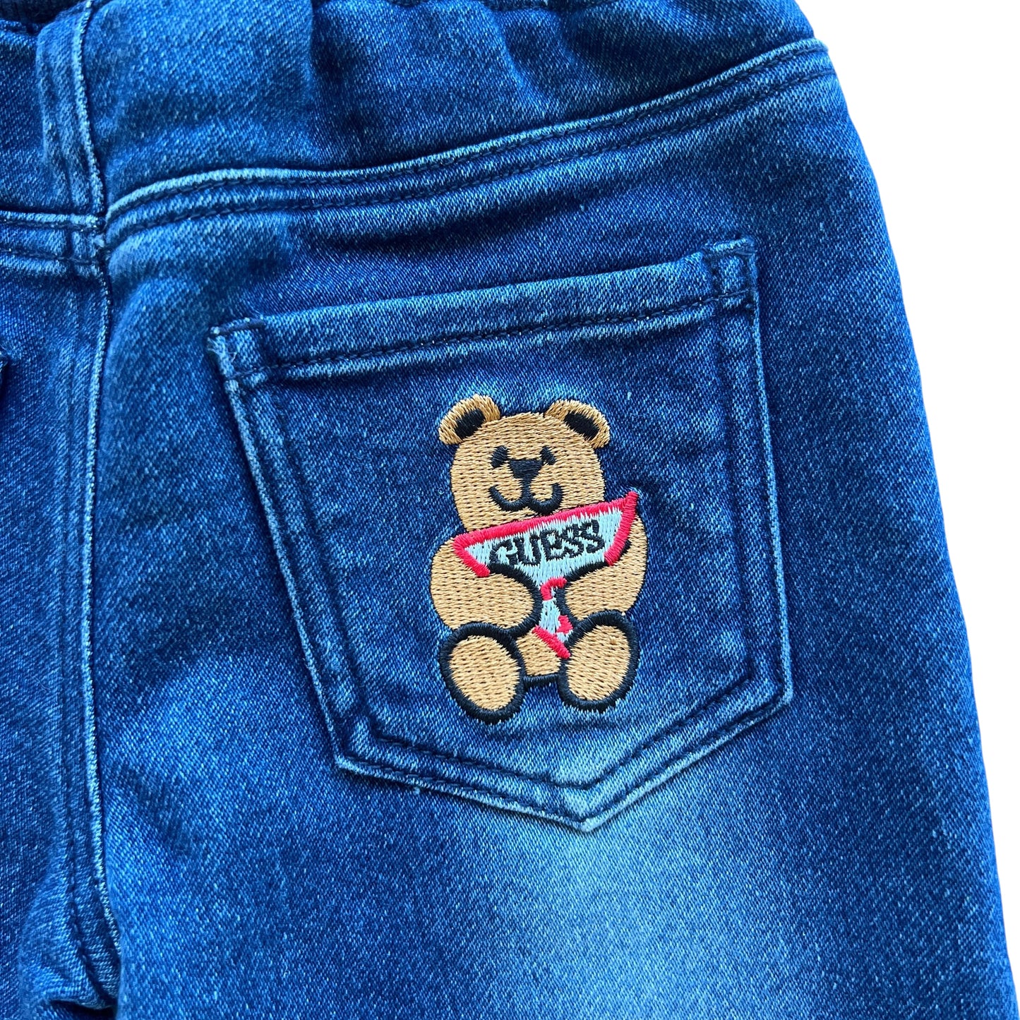 Pantaloni effetto jeans morbidi Guess - 6/9 mesi