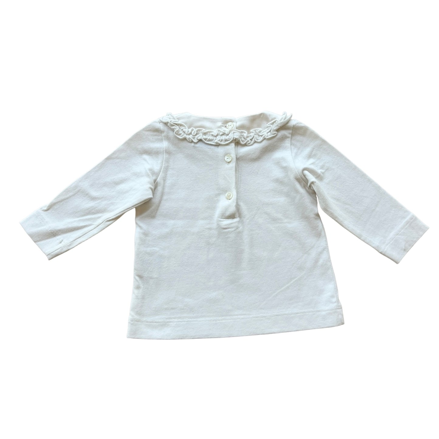 Maglia manica lunga con bordo in raso Moschino Baby - 3/6 mesi