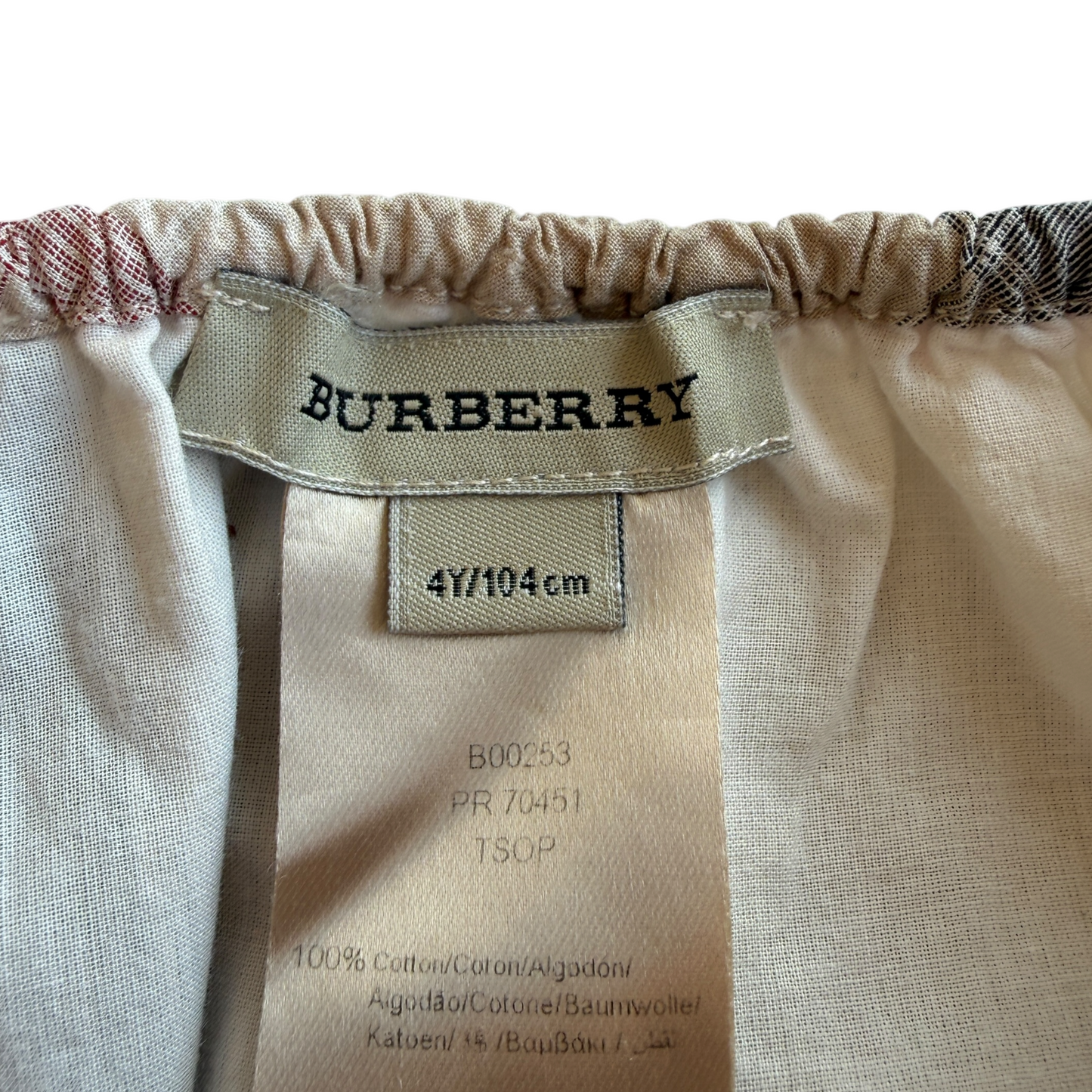 Bikini vintage check Burberry - 4 anni