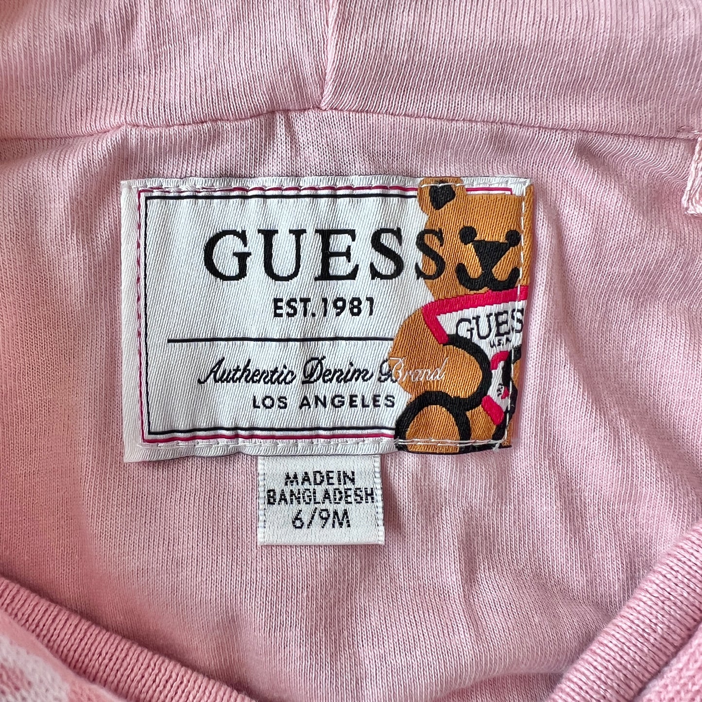 Cardigan cotone foderato Guess - 6/9 mesi