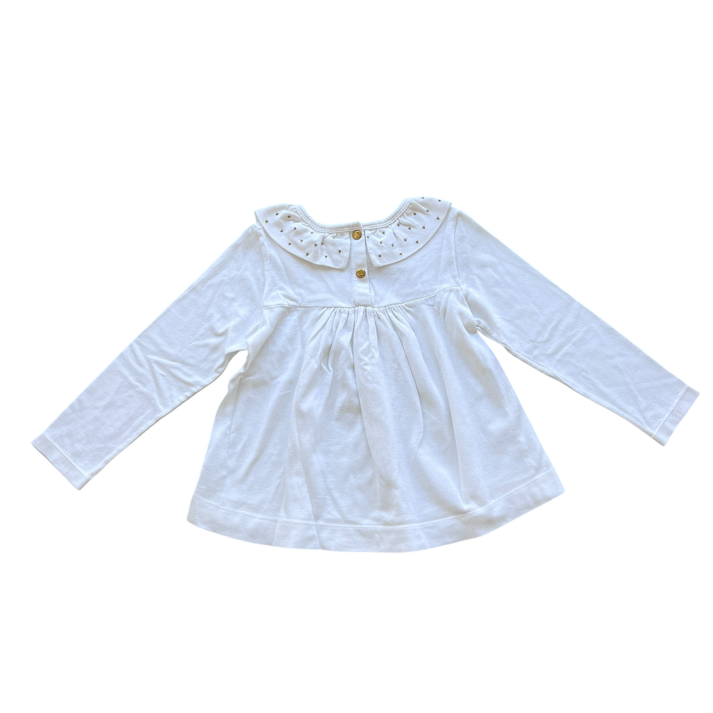 Maglia manica lunga con colletto Petit Bateau - 5 anni