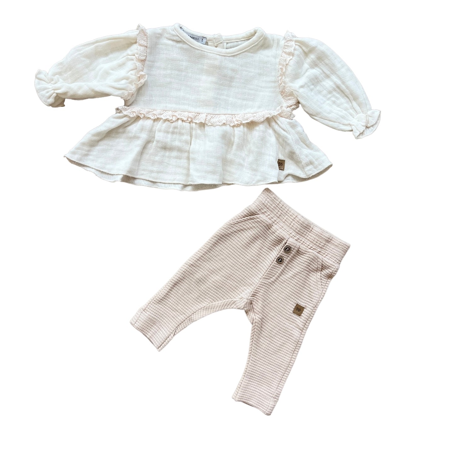 Completo blusa e leggings Bamboom - 1 mese