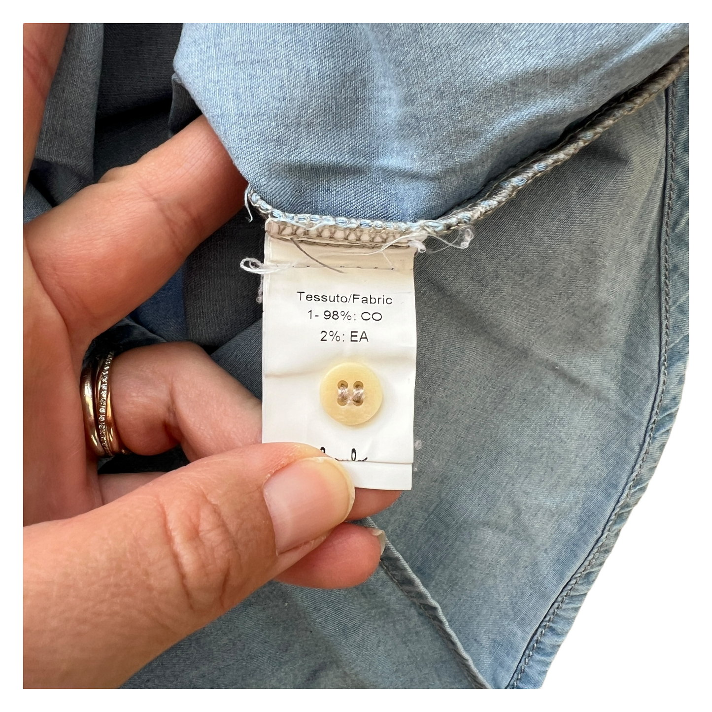 Camicia jeans leggero Il Gufo - 2 anni