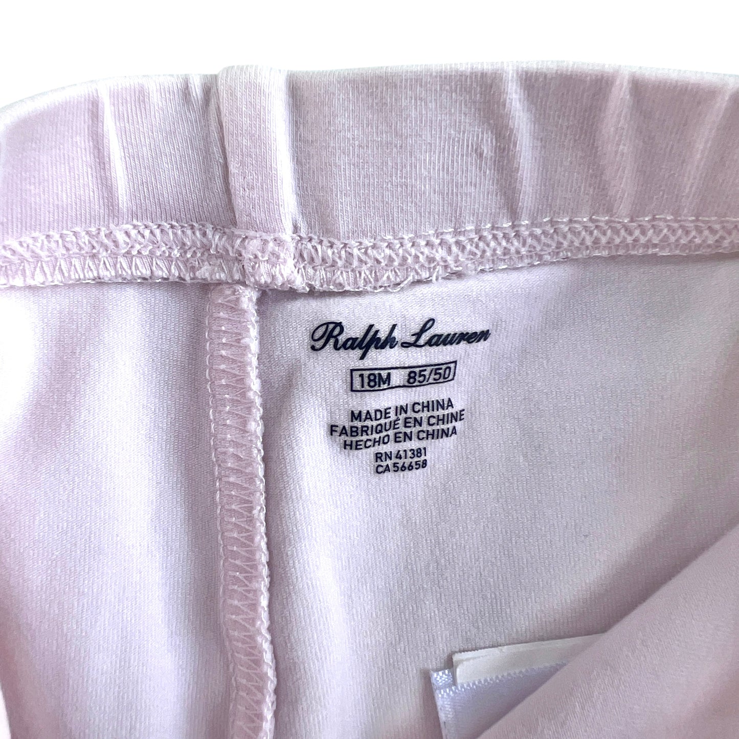 Ralph Lauren cream leggings - 3 months