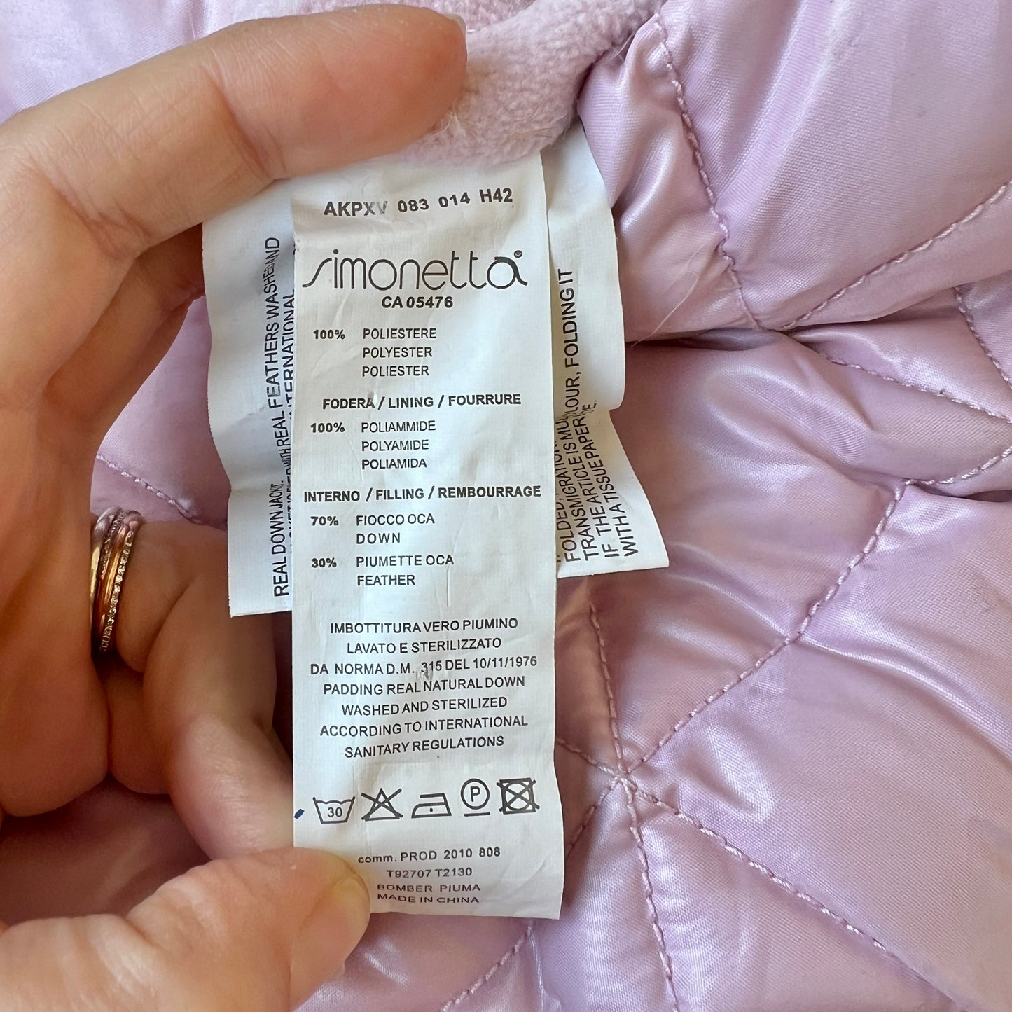 Fay baby down jacket - 12 months