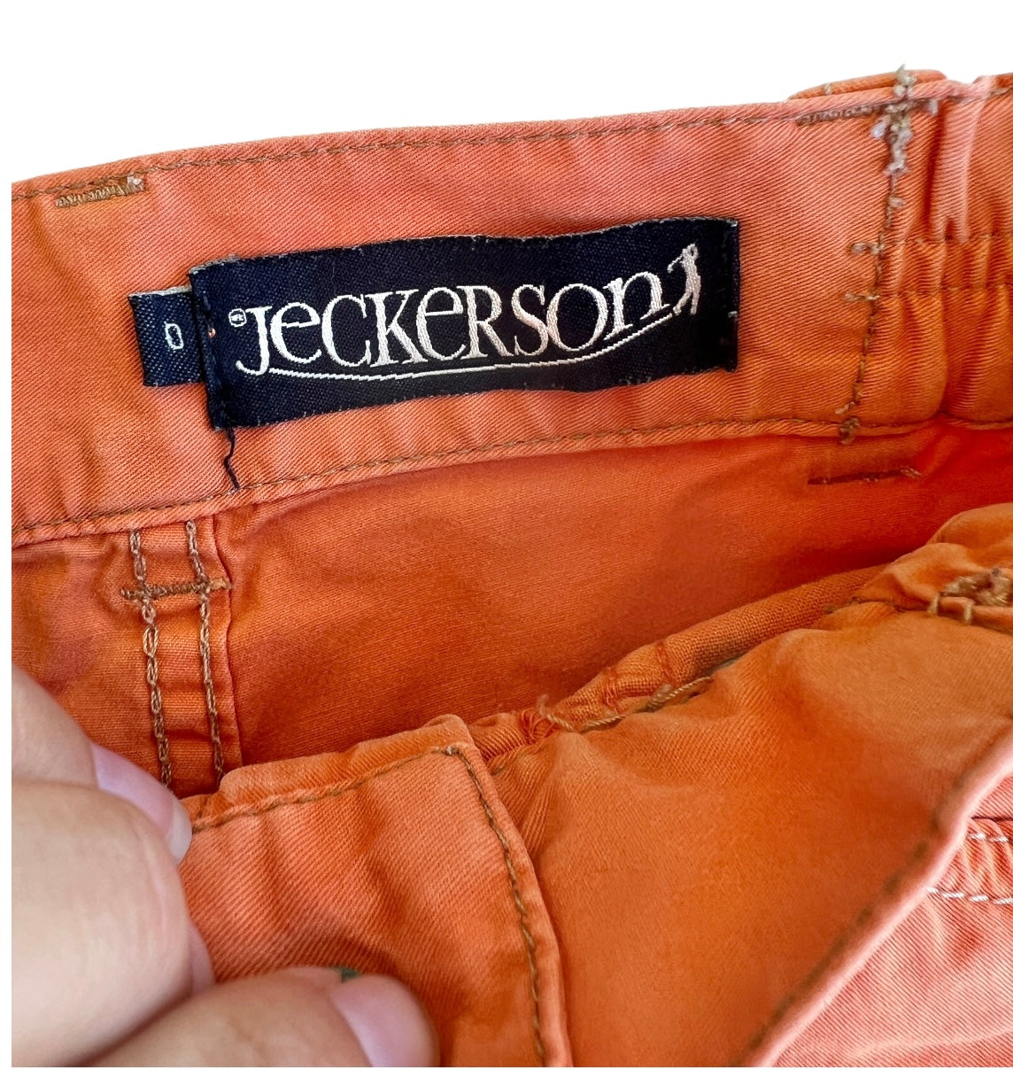 Bermuda in cotone color zucca Jeckerson - 18/24 mesi
