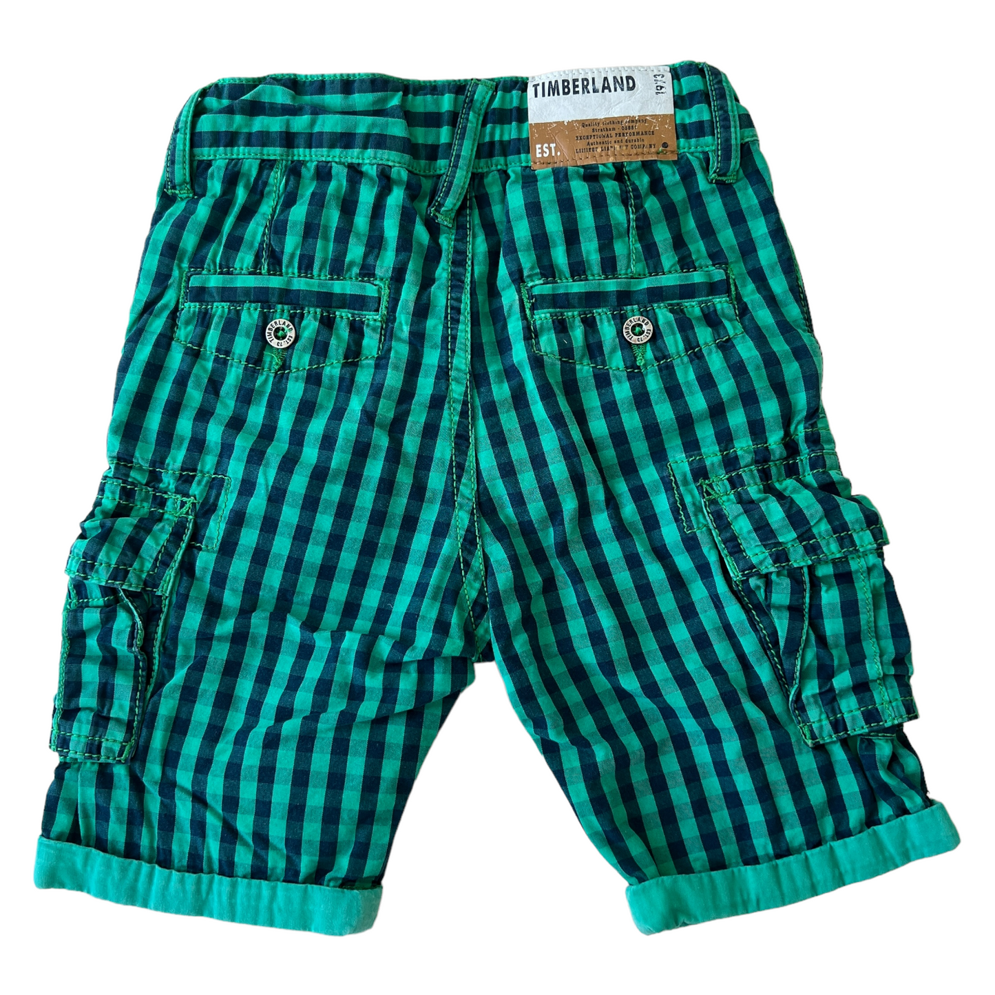 Bermuda quadretti Timberland - 18 mesi