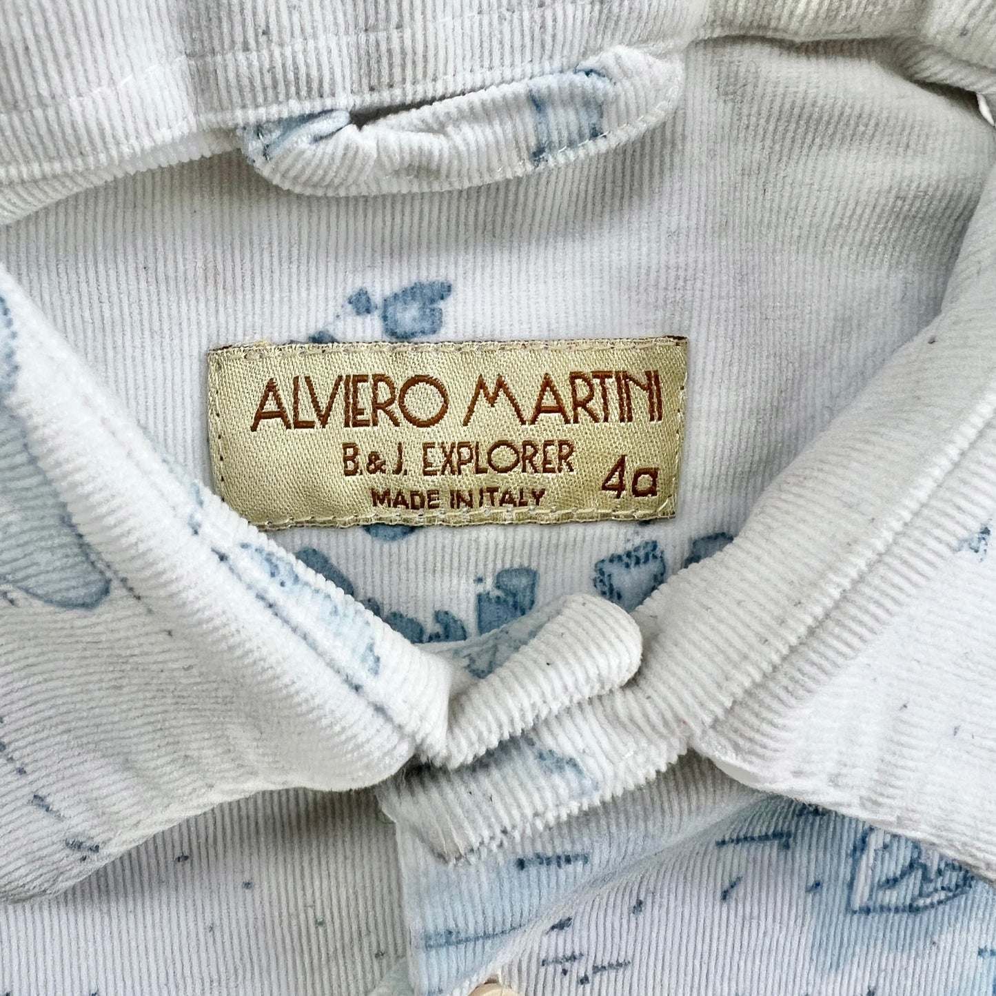 Camicia velluto Alviero Martini - 4 anni