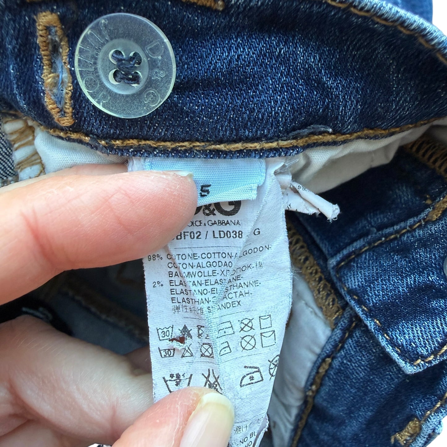 Jeans stretch D&G - 5 anni