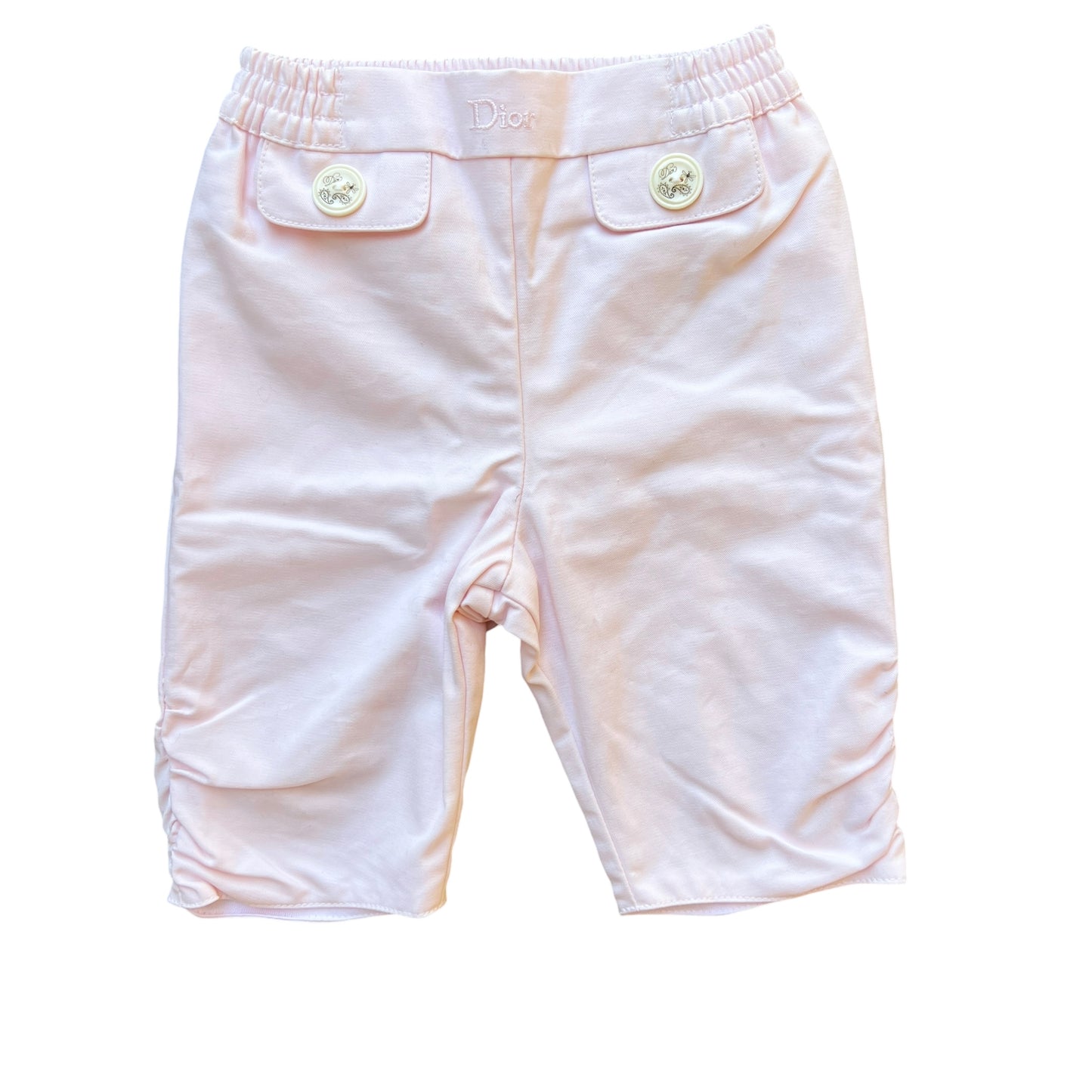 Pantaloni foderati BabyDior rosa - 3 mesi