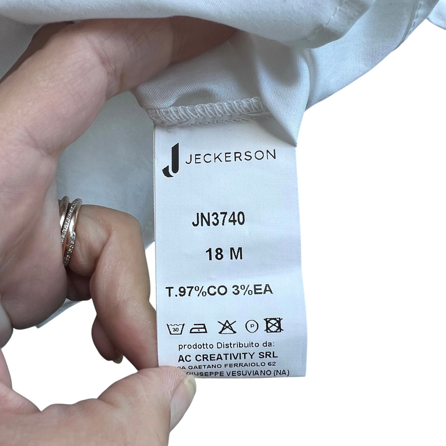 Camicia manica lunga Jeckerson NUOVA - 18 mesi
