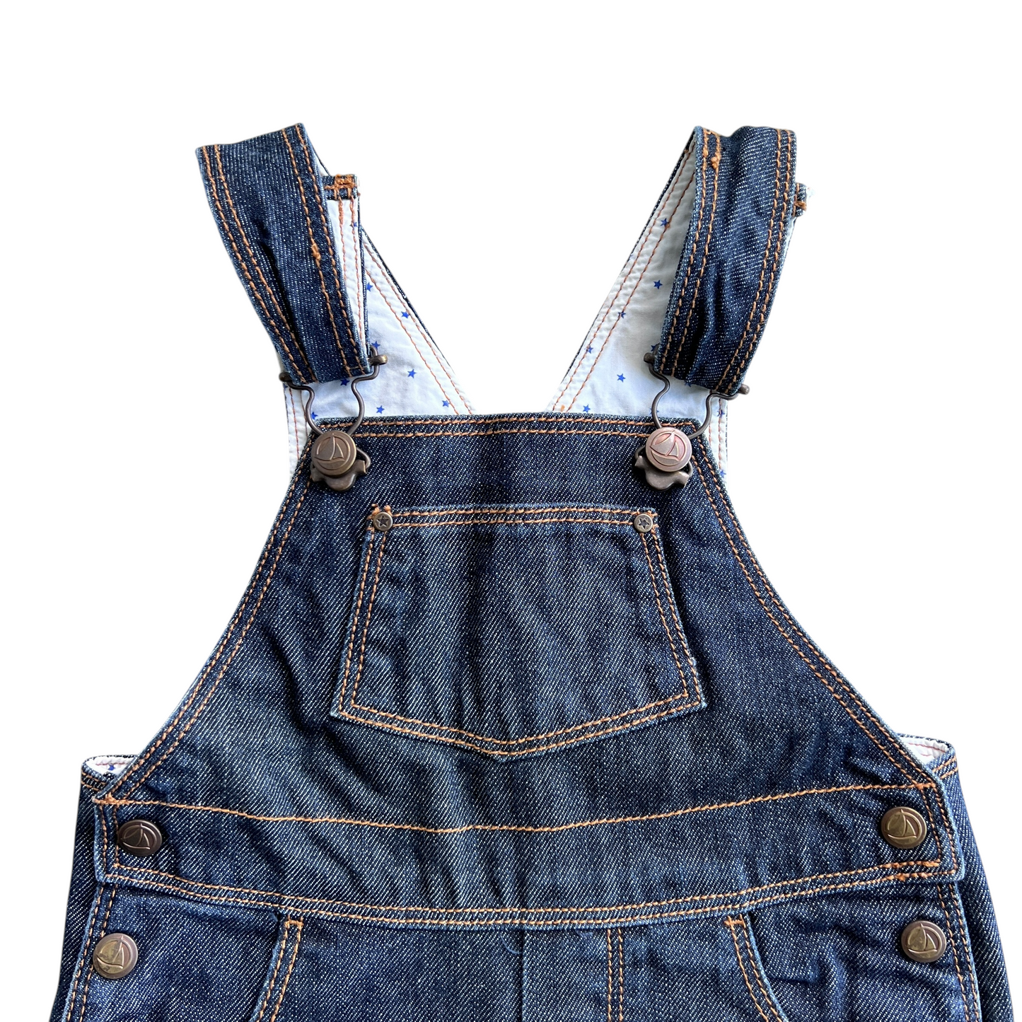 Salopette jeans Petit Bateau - 12 mesi