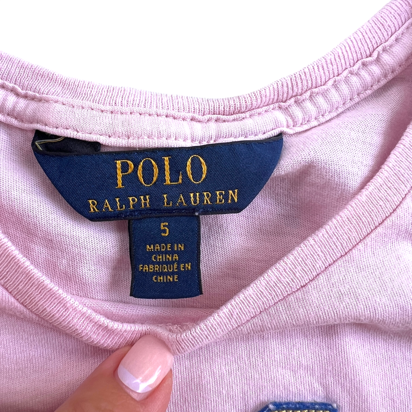 T-shirt con applicazioni Polo Ralph Lauren - 5 anni