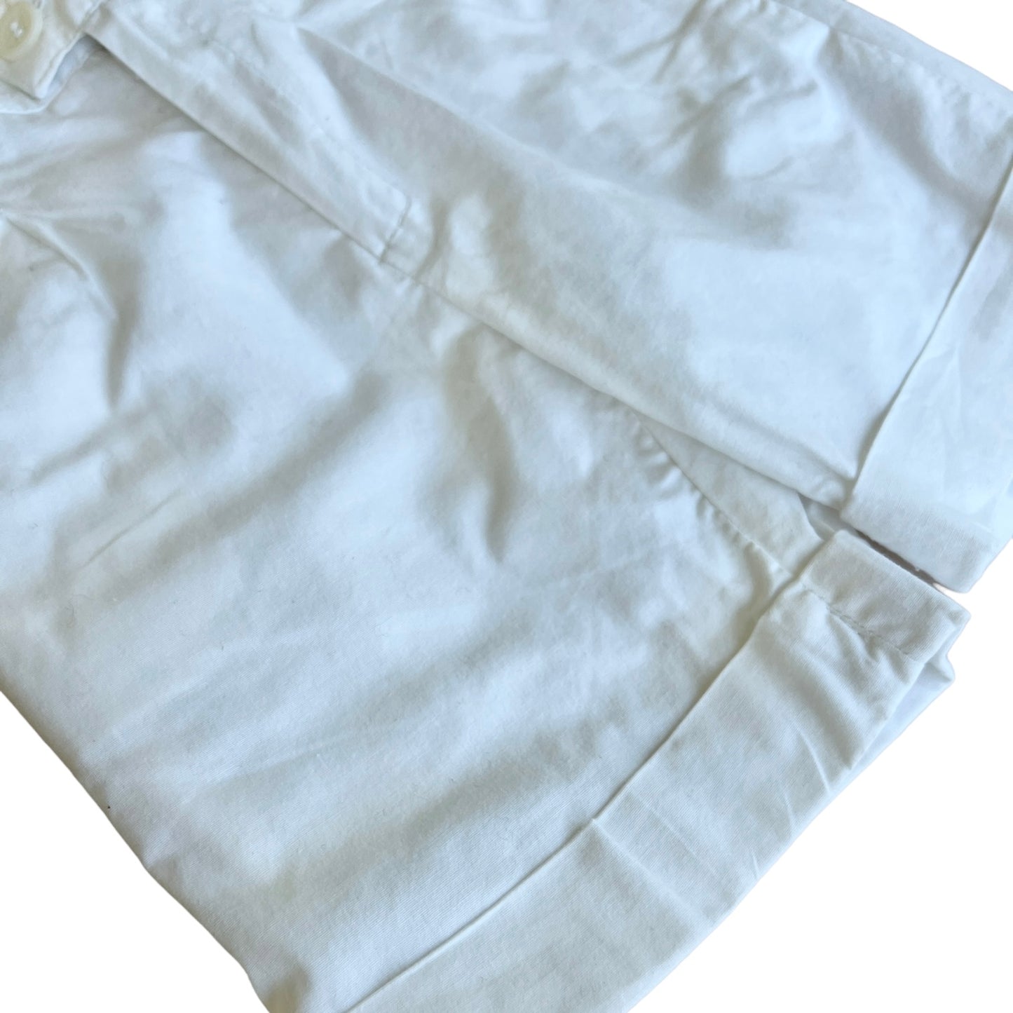 Pantaloncini bianchi con risvolto Paio Crippa - 9/12 mesi