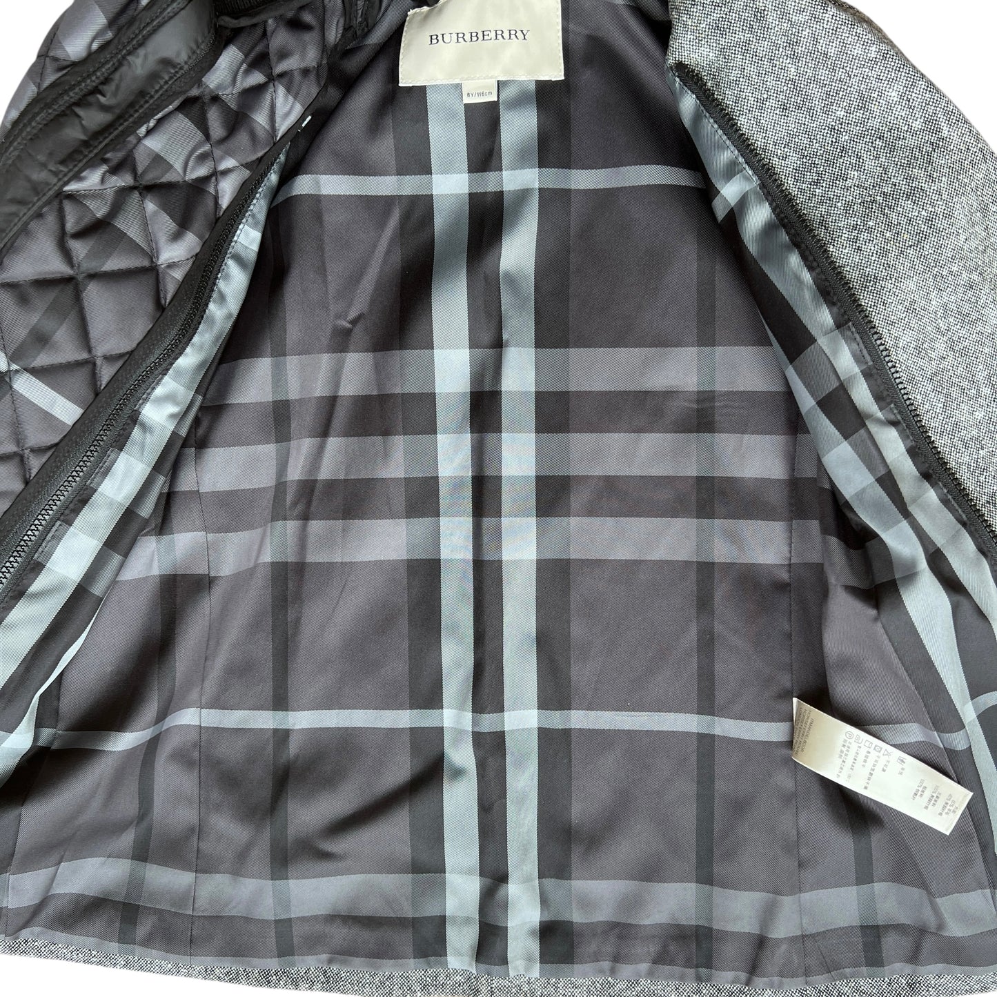 Blazer misto lana con gilet Burberry - 6 anni