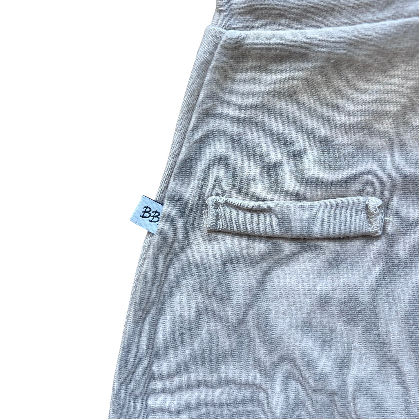 Completo maglia e pantaloni bianco/tortora Bamboom - 1 mese