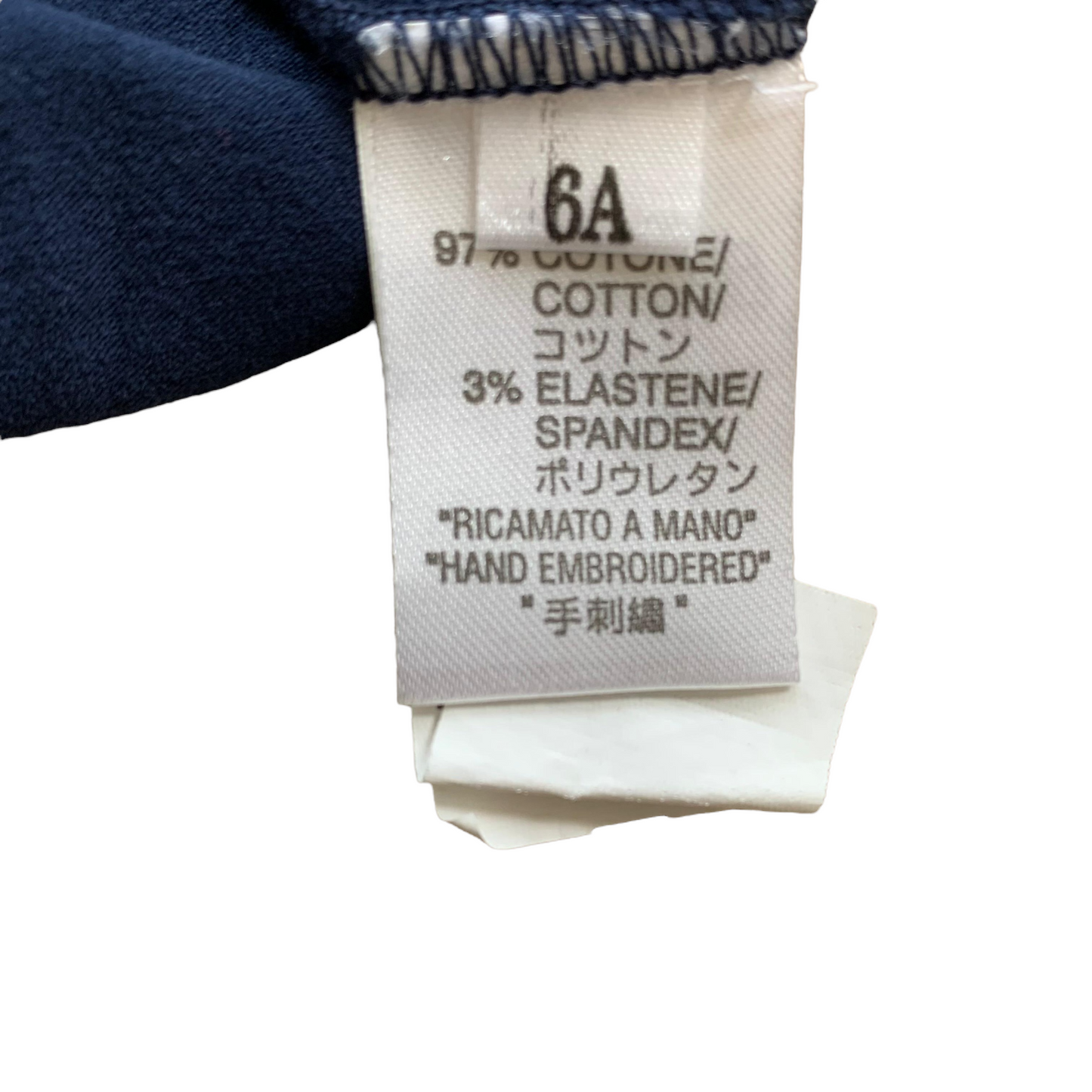 Abito blu navy con smock Malvi&Co - 6 anni