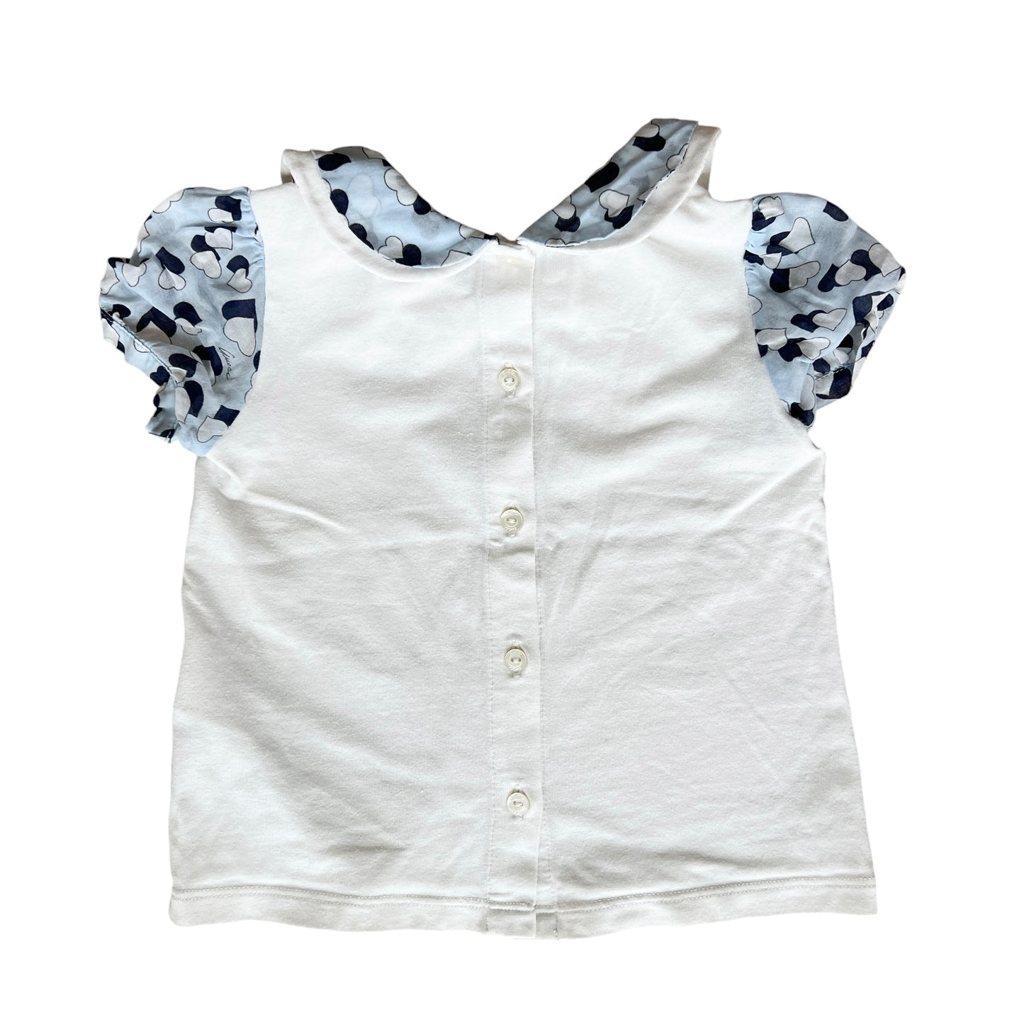 Maglia Gucci bambina con colletto rotondo e maniche a palloncino - 9-12 mesi