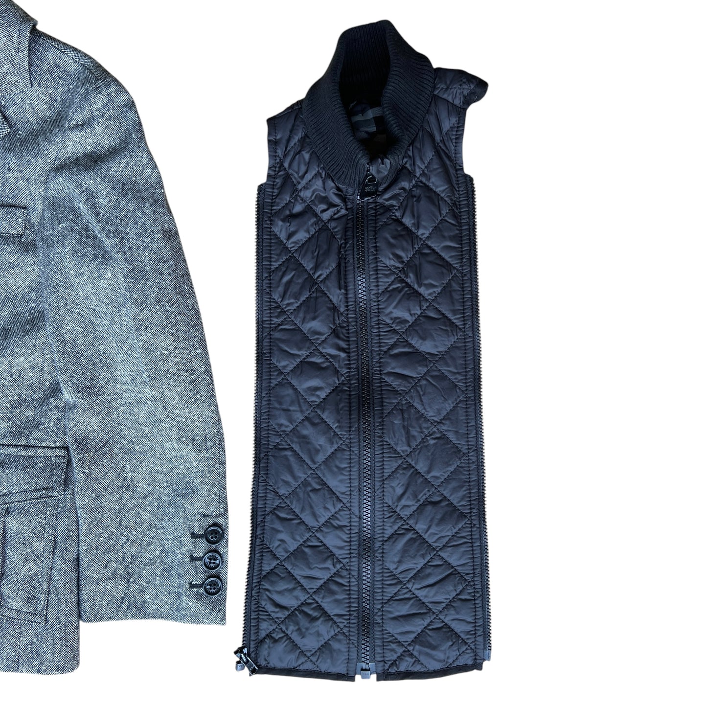 Blazer misto lana con gilet Burberry - 6 anni