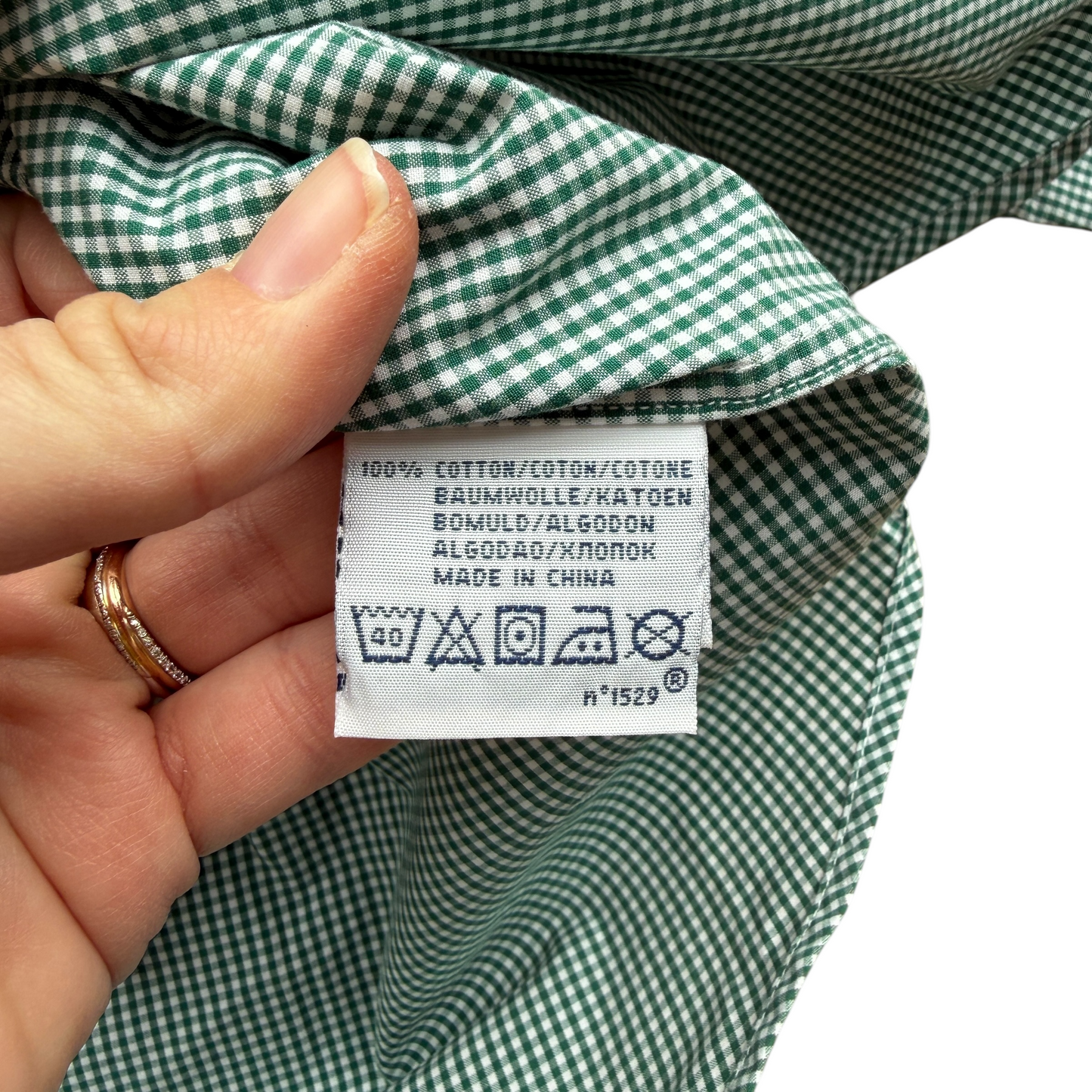 Camicia vichy verde Ralph Lauren - 6 anni