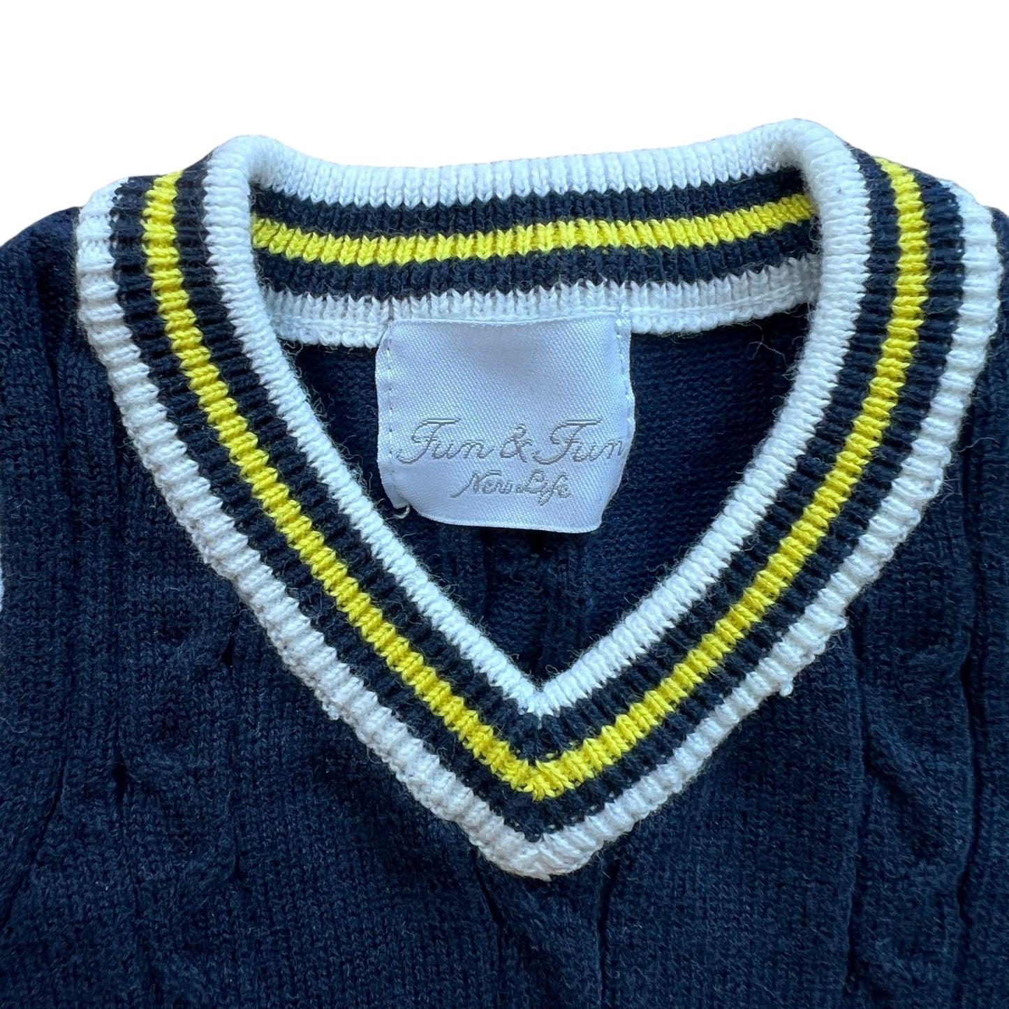 Gilet trecce cotone Fun&Fun - 0/1 mesi