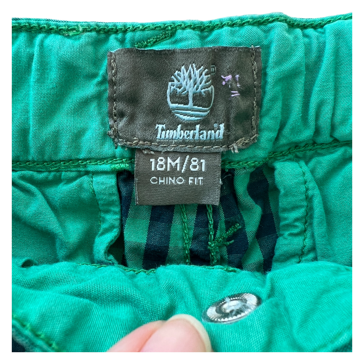 Bermuda quadretti Timberland - 18 mesi