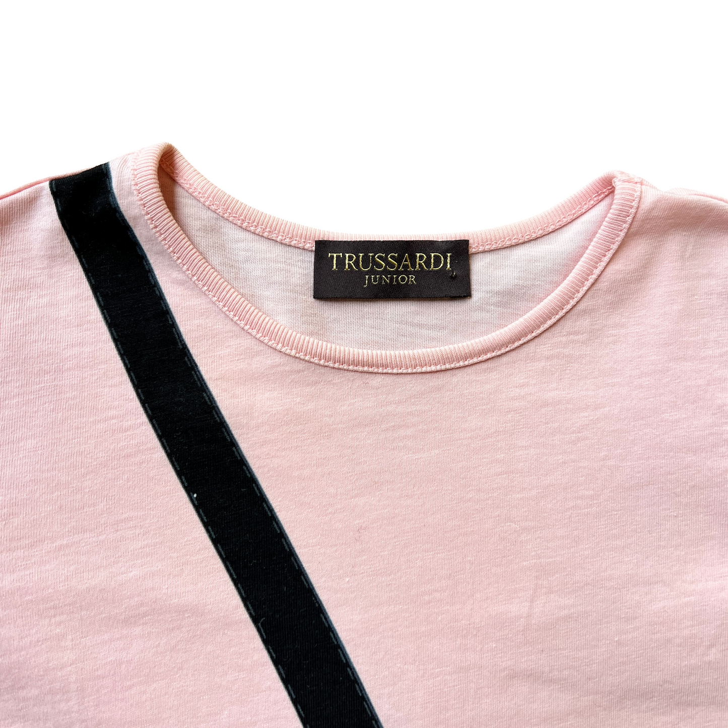 Maglietta manica lunga "fake bag" Trussardi - 8 anni