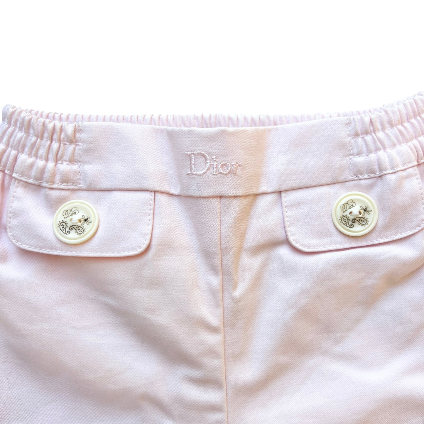 Pantaloni foderati BabyDior rosa - 3 mesi