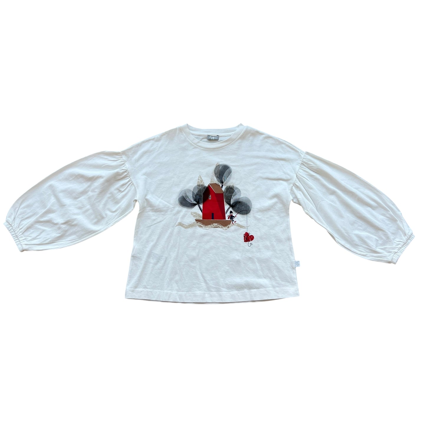 T-shirt manica palloncino Il Gufo - 8 anni