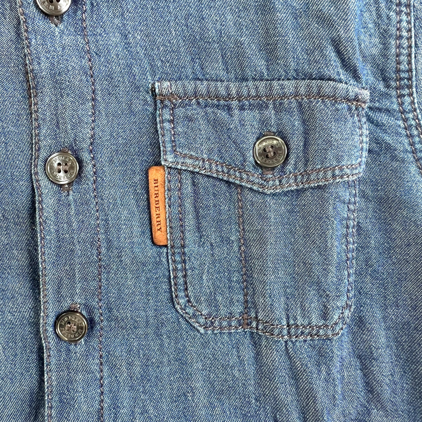 Camicia jeans leggero Burberry - 3 anni