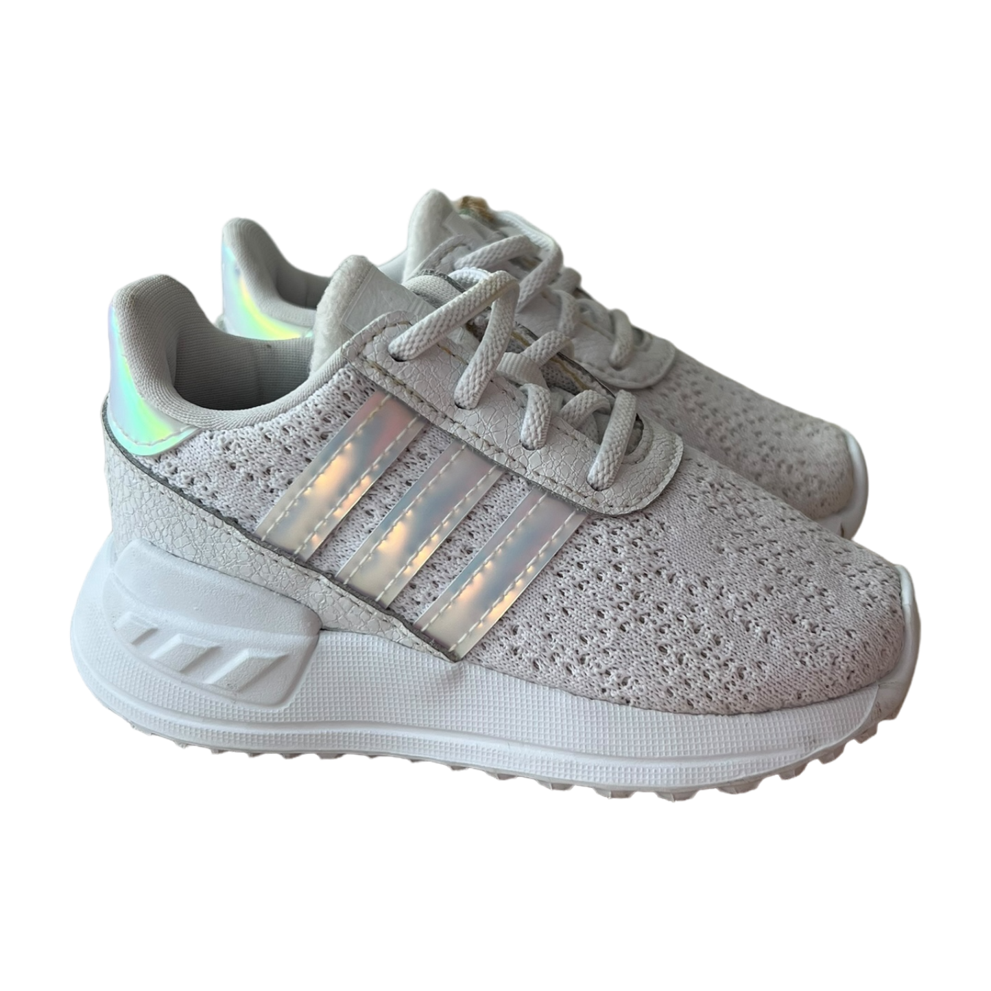 Adidas bimba bande iridescenti - numero 22