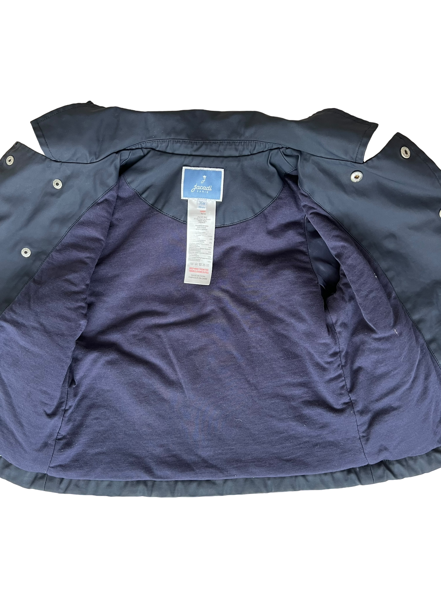 Trench impermeabile foderato Jacadi - 36 mesi