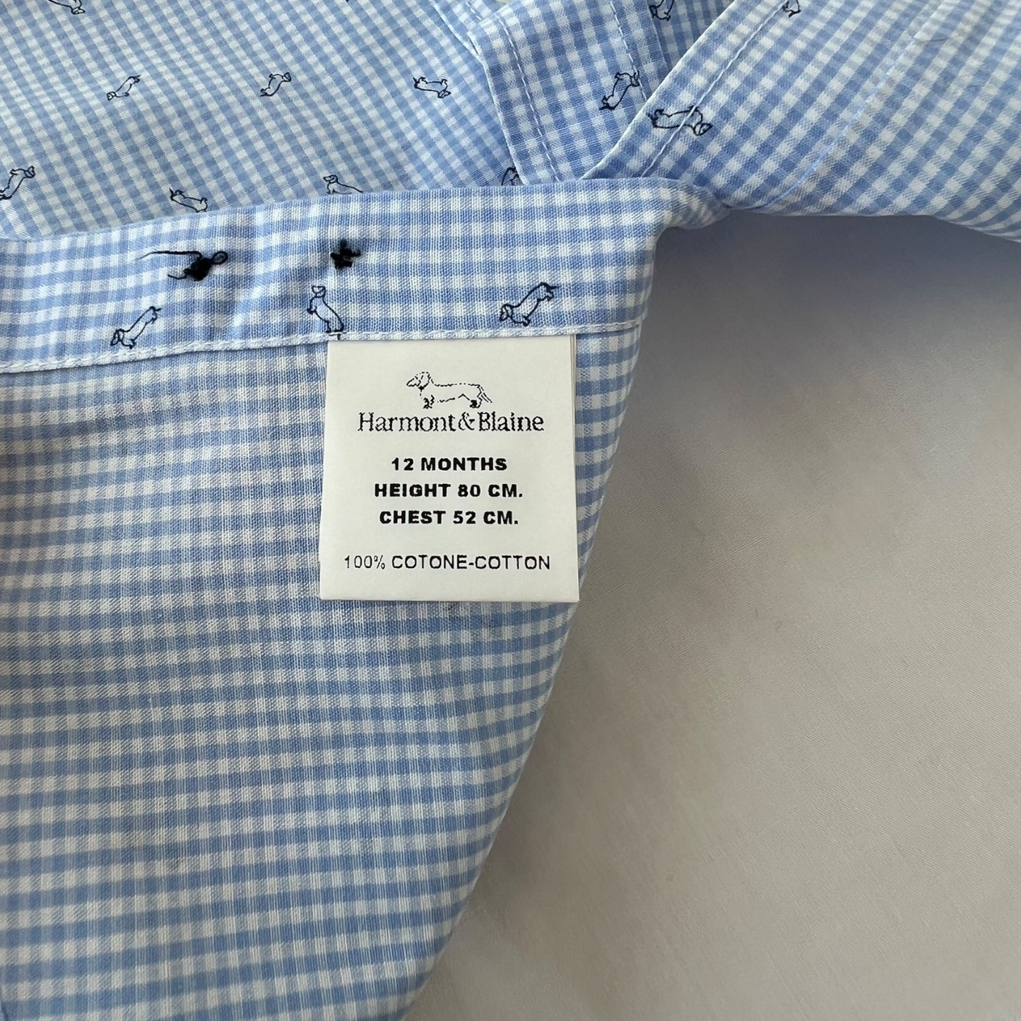 Camicia patchwork vichy Harmont&Blaine - 12 mesi